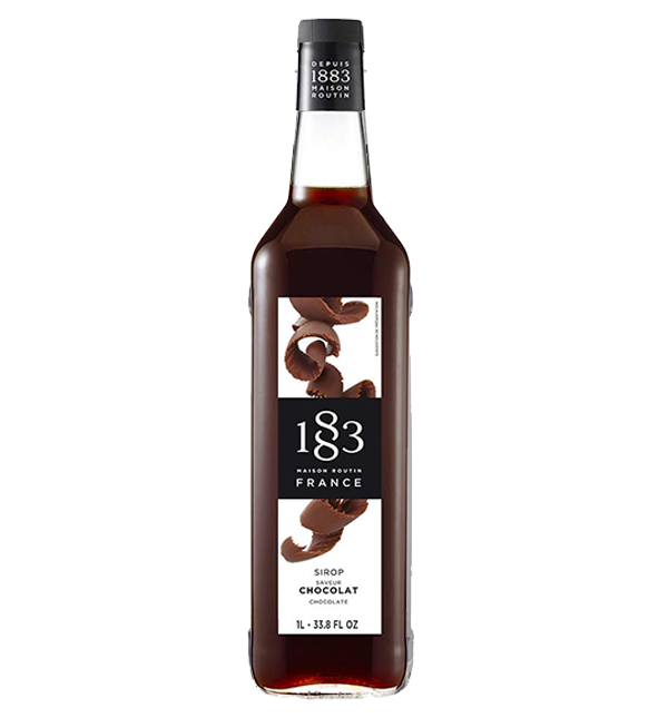 Chocolate Syrup 1883 Syrups by Maison Routin Syrups For Cafes & Bars