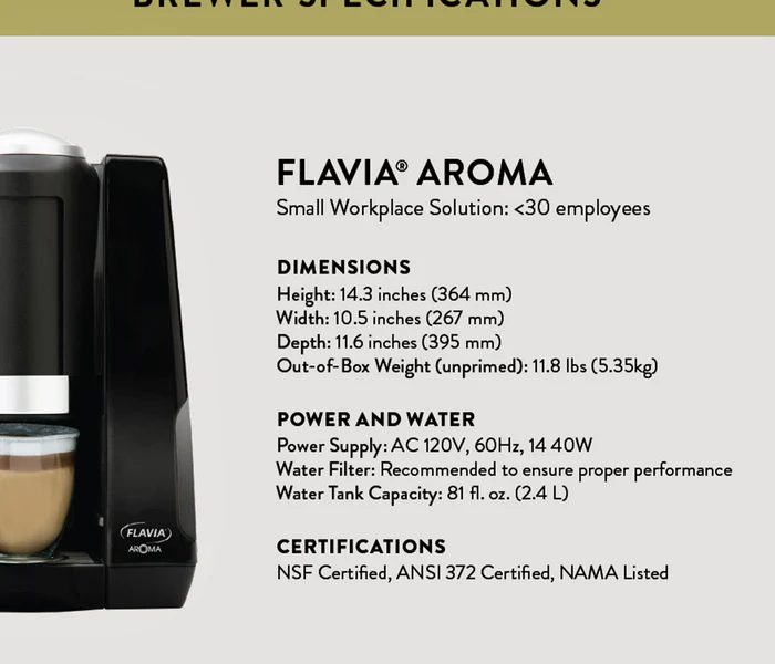 Flavia Aroma Coffee Brewer