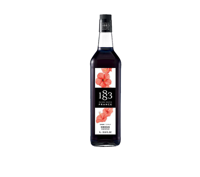 Hibiscus - 1883 Syrup (1L PET Plastic Bottle)