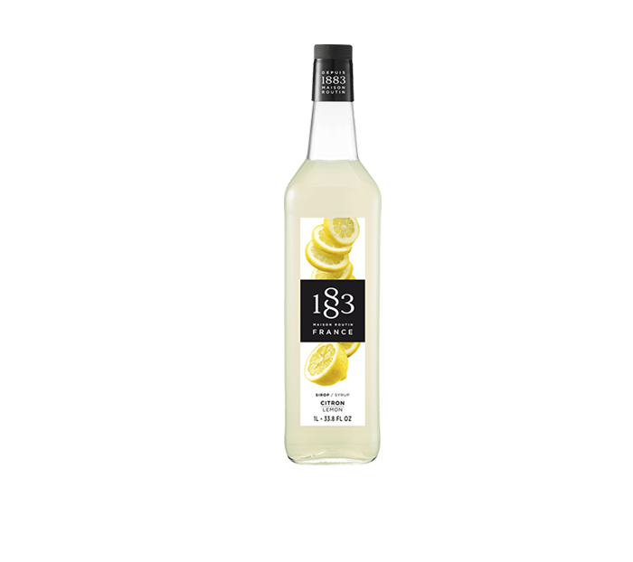 Lemon - 1883 Syrup (1L PET Plastic Bottle)