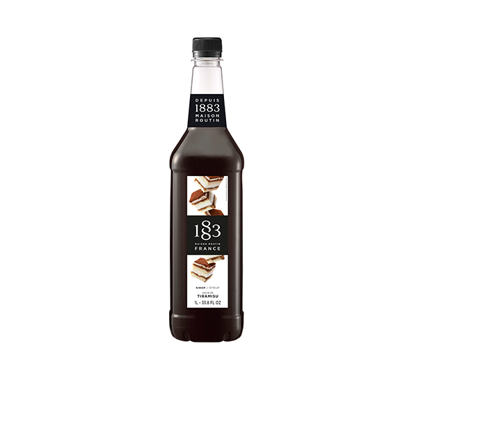 Tiramisu - 1883 Syrup (1L PET Plastic Bottle)