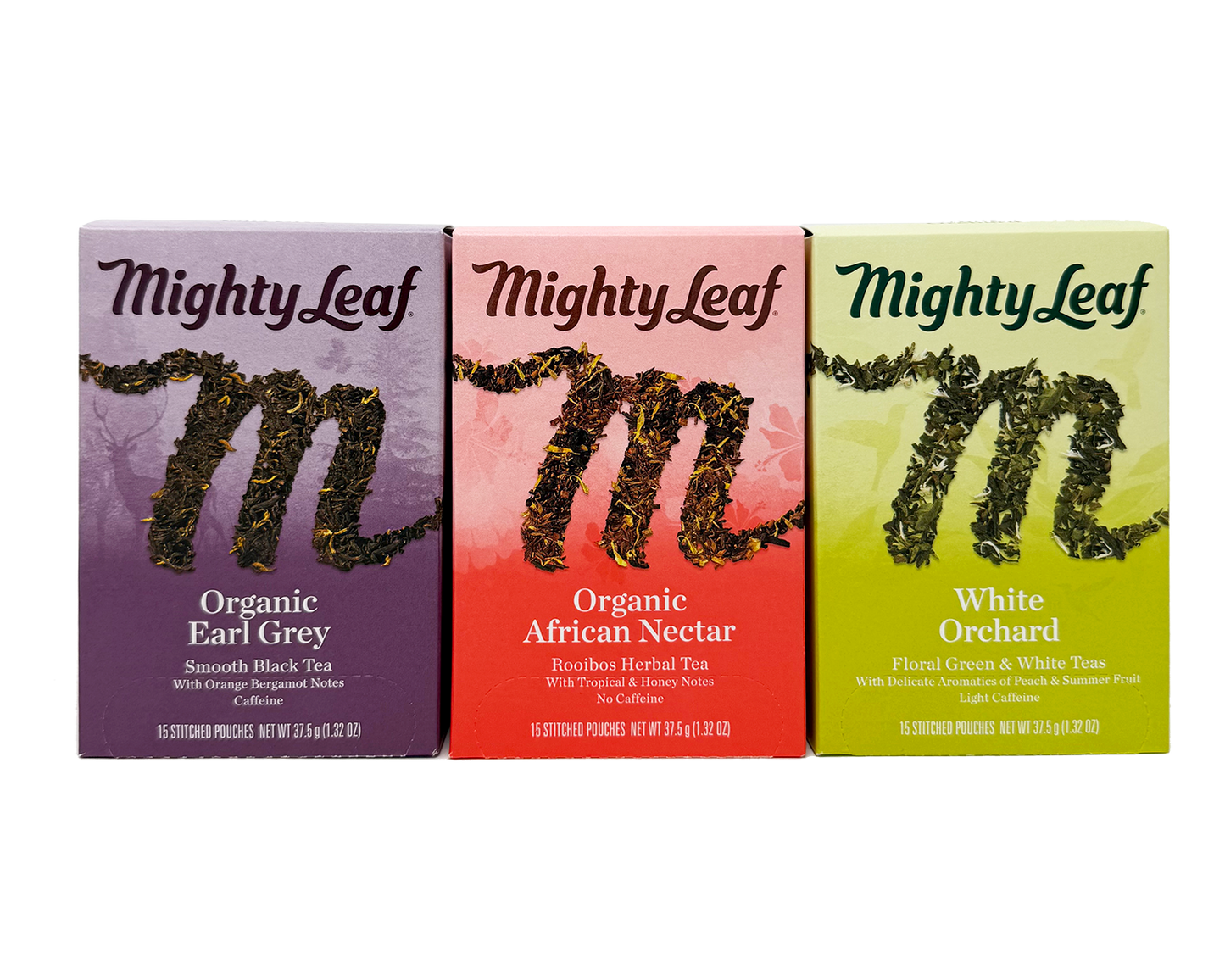Mighty Leaf Trio – Build Your Own 3-Box Combo (45 Tea Bags Total)