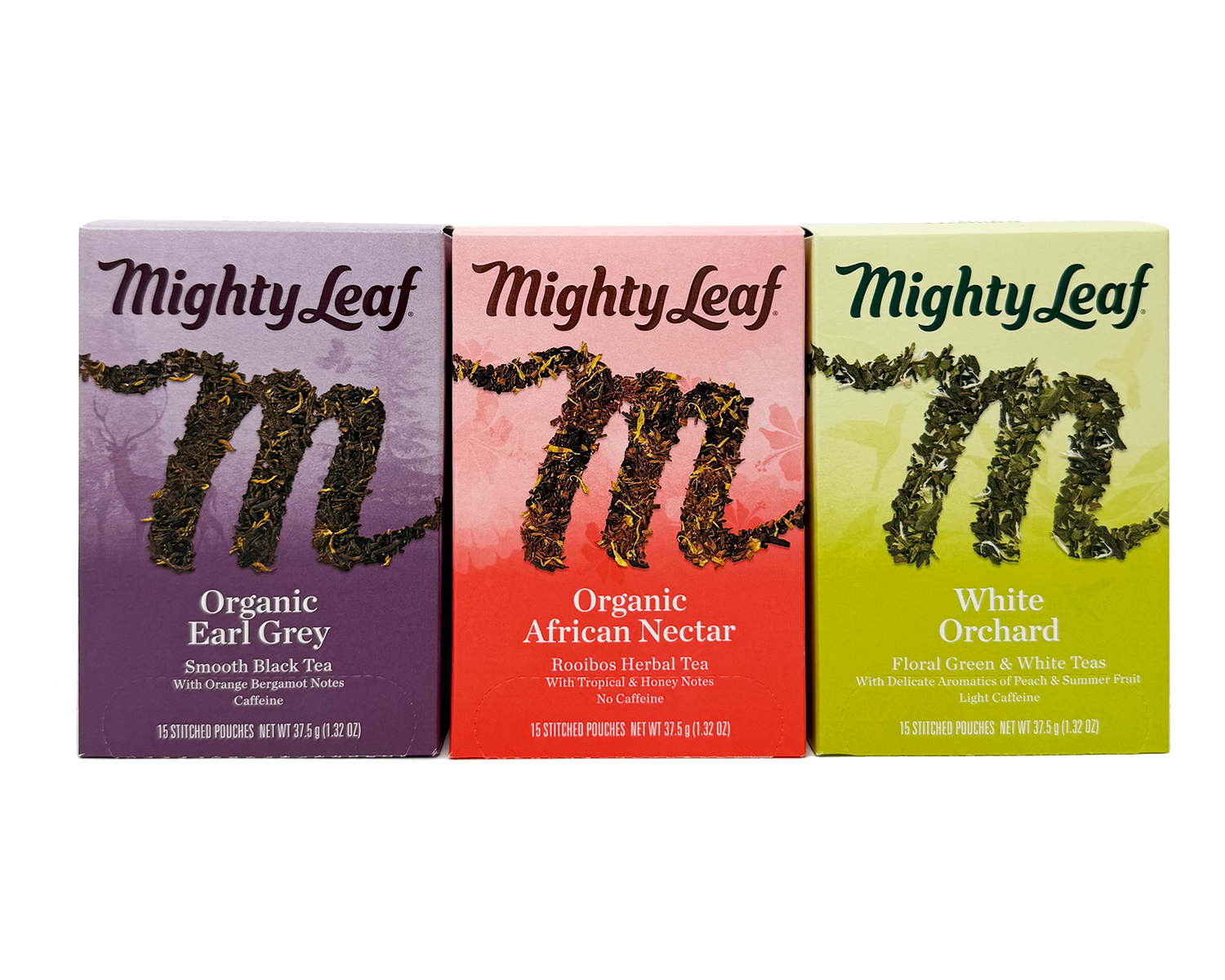 Mighty Leaf Trio – Build Your Own 3-Box Combo (45 Tea Bags Total)