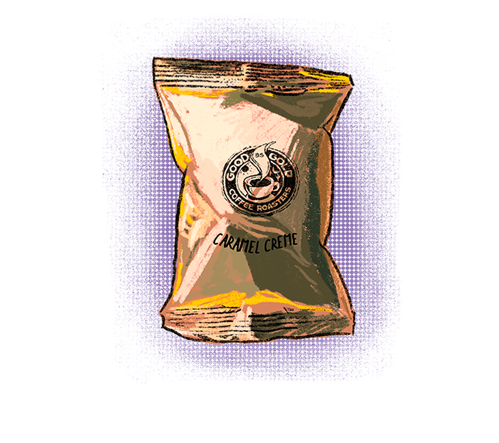 Caramel Cream - 2.0oz ground coffee per pack