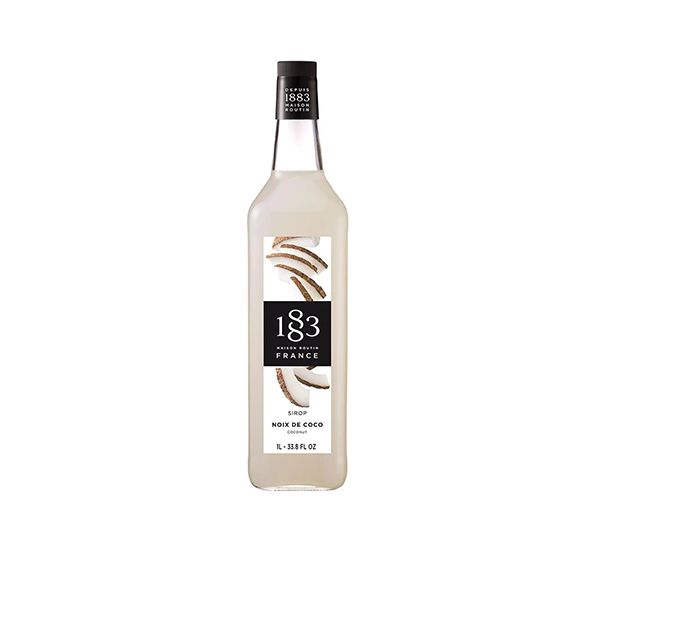 Coconut - 1883 Syrup (1L PET Plastic Bottle)