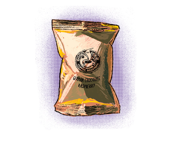 Chocolate Raspberry - 2.0oz ground coffee per pack