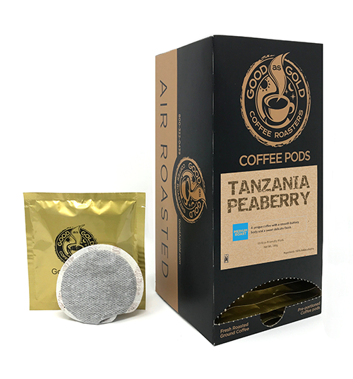 Tanzania Peaberry Coffee Soft Pods