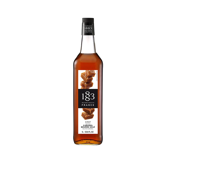 Salted Caramel - 1883 Syrup (1L PET Plastic Bottle)