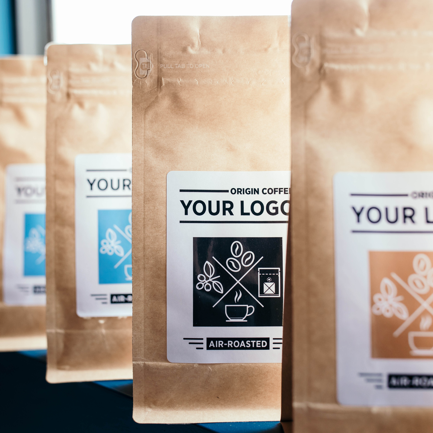 Private Label 8oz - Medium Personalized Coffee Bags