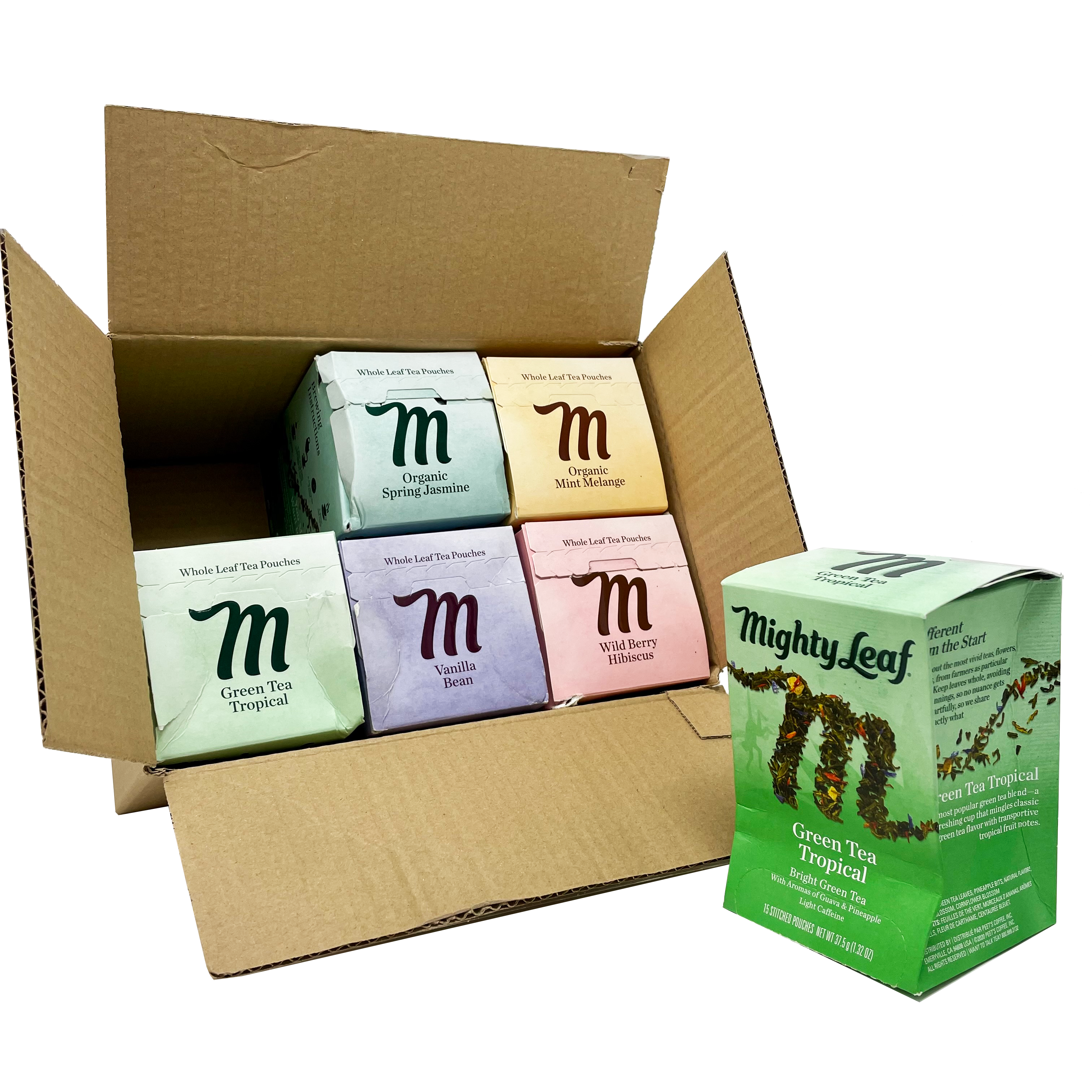 Mighty Leaf - Gravity Box - Tea Edition (90ct total)
