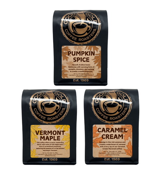 Golden Fall Favorites | Vermont Maple, Pumpkin Spice, Caramel Cream
