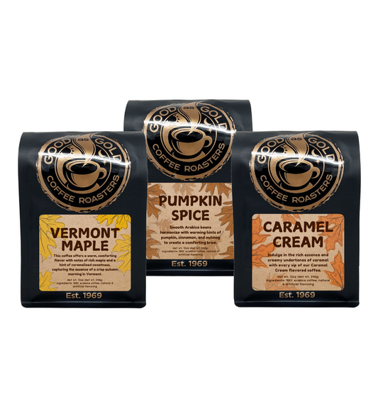 Golden Fall Favorites | Vermont Maple, Pumpkin Spice, Caramel Cream
