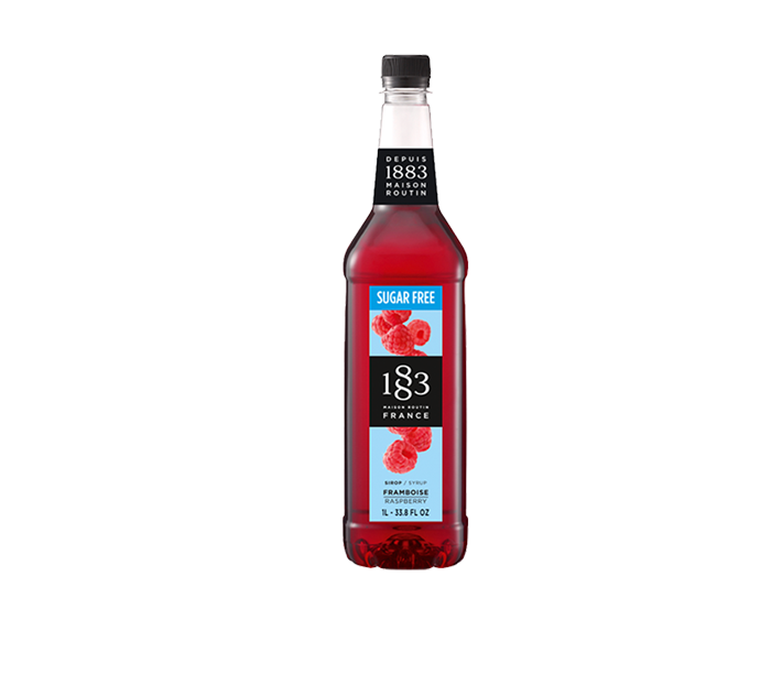 Sugar Free Raspberry - 1883 Syrup (1L PET Plastic Bottle)