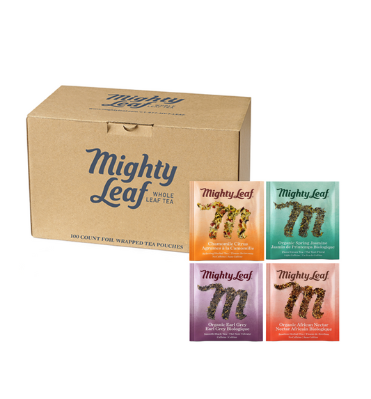 Build Your Own 100ct Mighty Leaf Tea Box – Choose 4 Premium Blends