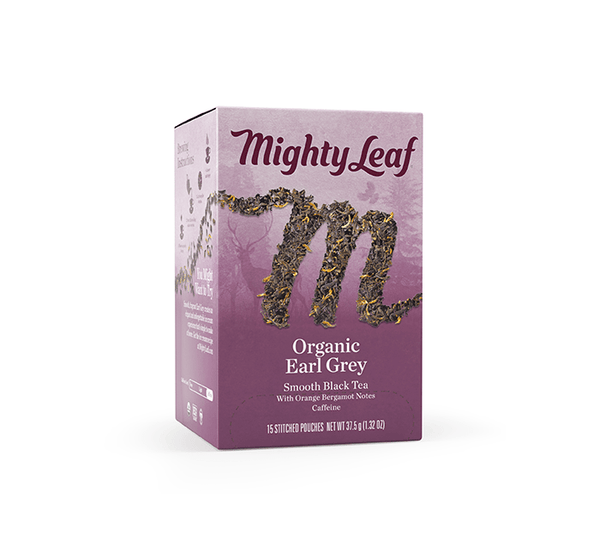 Mighty Leaf - Organic Earl Grey Tea Bags - 15 count – Good as Gold Mighty Leaf - Organic Earl Grey Tea Bags - 15 count – Good as Gold