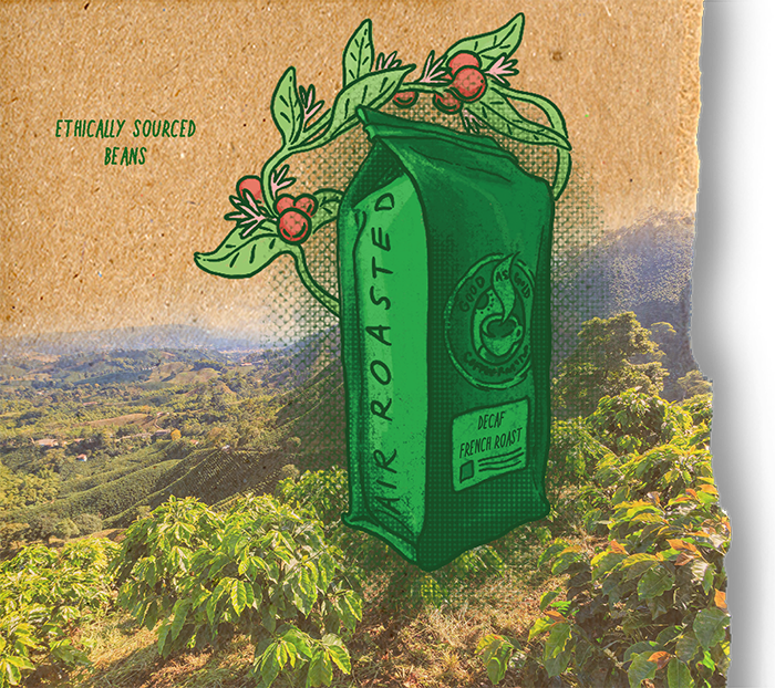 Decaf French Roast (Dark Roast)