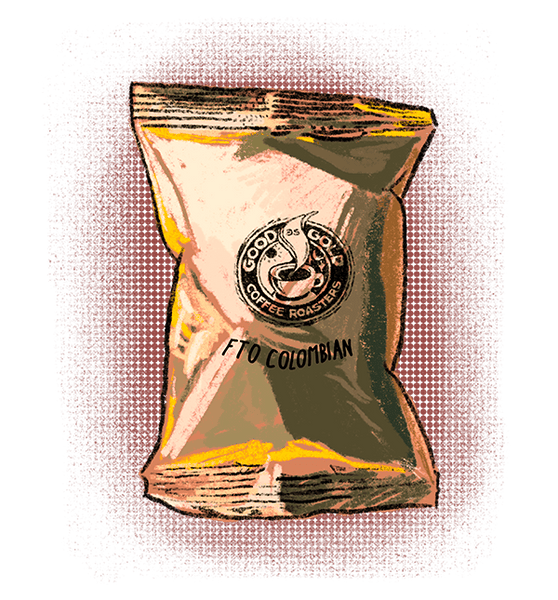 Fair Trade / Organic - Colombian - 3oz ground coffee per pack 18ct