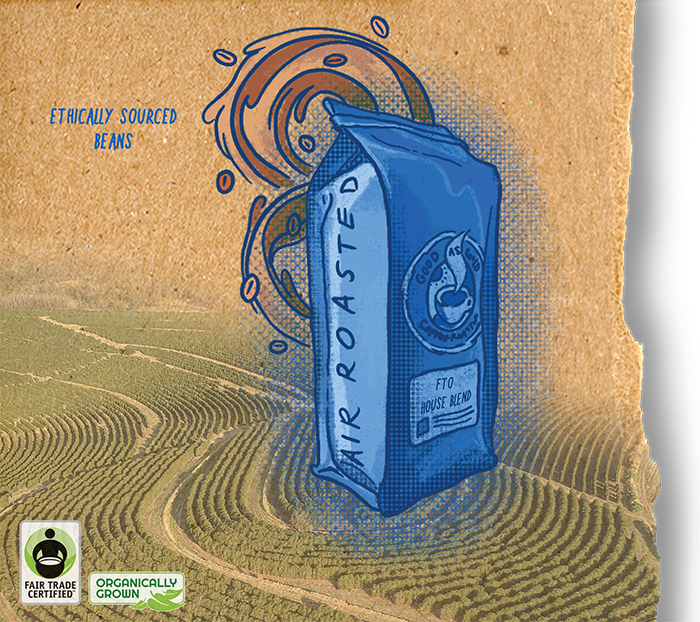Fair Trade / Organic House Blend (Medium Roast)