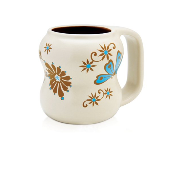 Miam Miam Flora Champagne Coffee Mug - 17oz