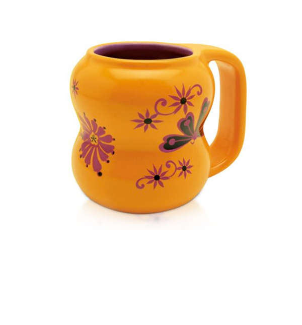 Miam Miam Flora Saffron Coffee Mug - 17oz