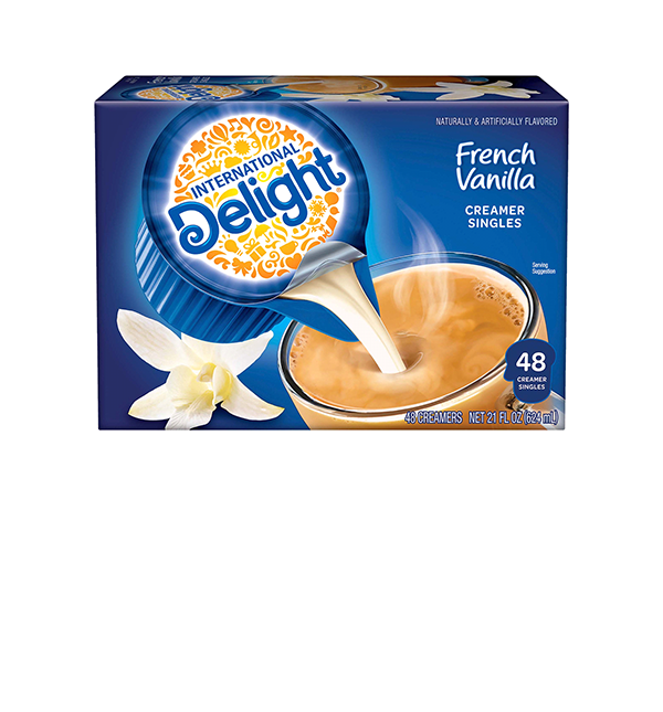 International Delight French Vanilla Creamer Singles - 48ct