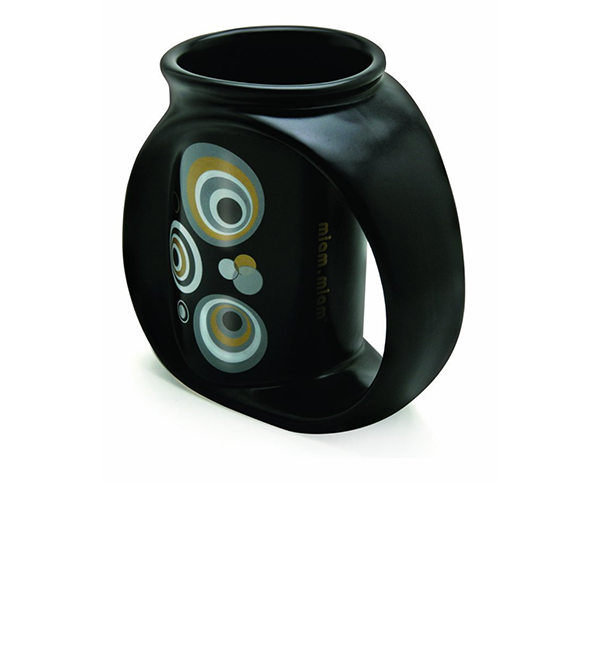 Miam Miam Solar Metallic Black Mug - 15oz