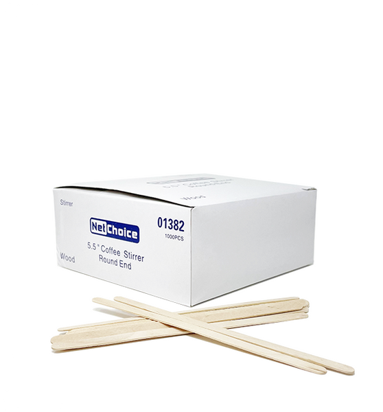 Eco-Products, ECONTSTC10CCT, 7 Wooden Stir Sticks, 10000 / Carton,  Woodgrain 